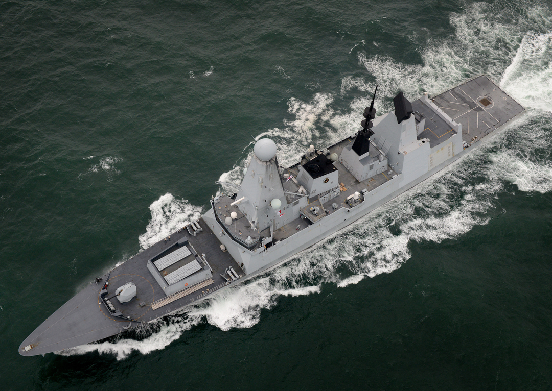 HMS Daring (D32) Photo Print - From Above 2014 - Royal Navy Type 45 Destroyer Posters, Prints, & Visual Artwork Hampshire Prints 6 x 4 No Frame No