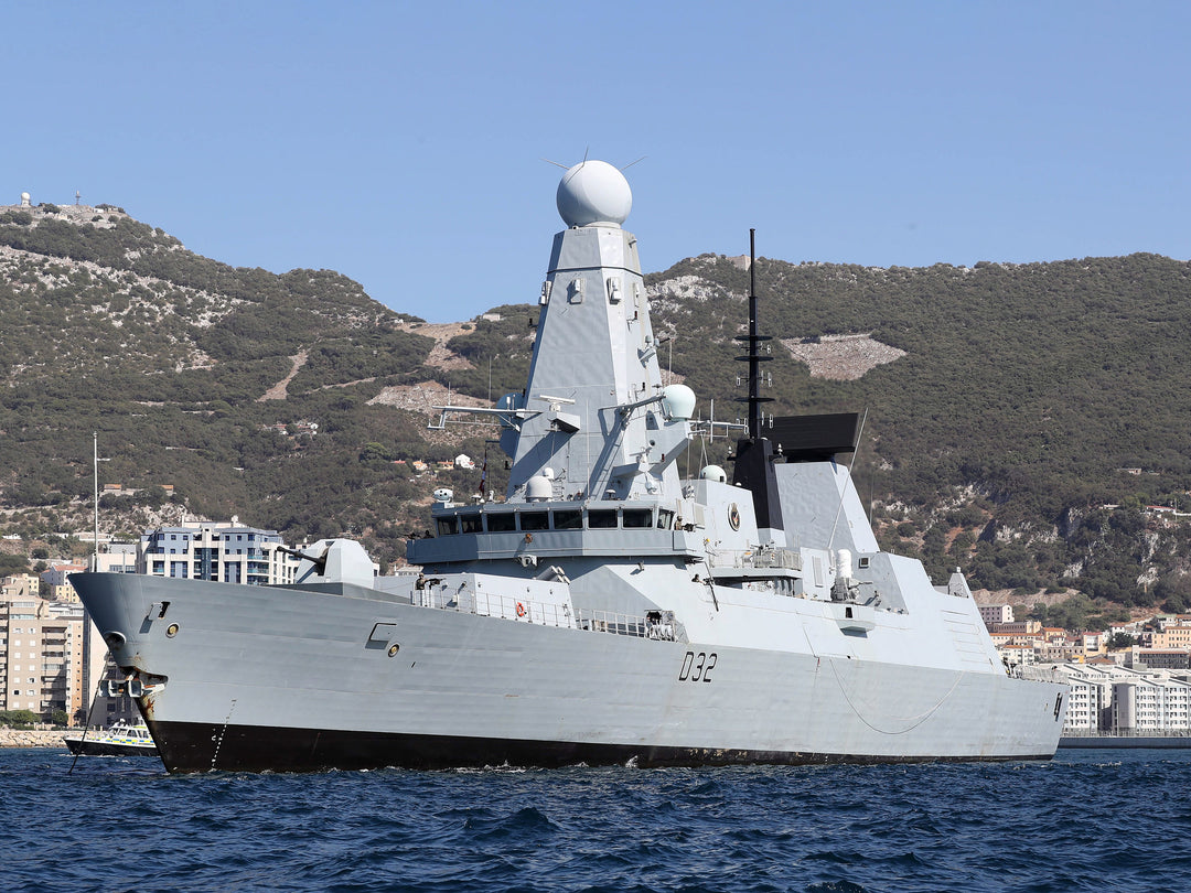 HMS Daring (D32) Photo Print - Gibraltar 2016 - Royal Navy Type 45 Destroyer Posters, Prints, & Visual Artwork Hampshire Prints 6 x 4 No Frame No