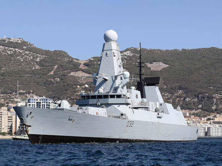 HMS Daring (D32) Photo Print - Gibraltar 2016 - Royal Navy Type 45 Destroyer Posters, Prints, & Visual Artwork Hampshire Prints 6 x 4 No Frame No