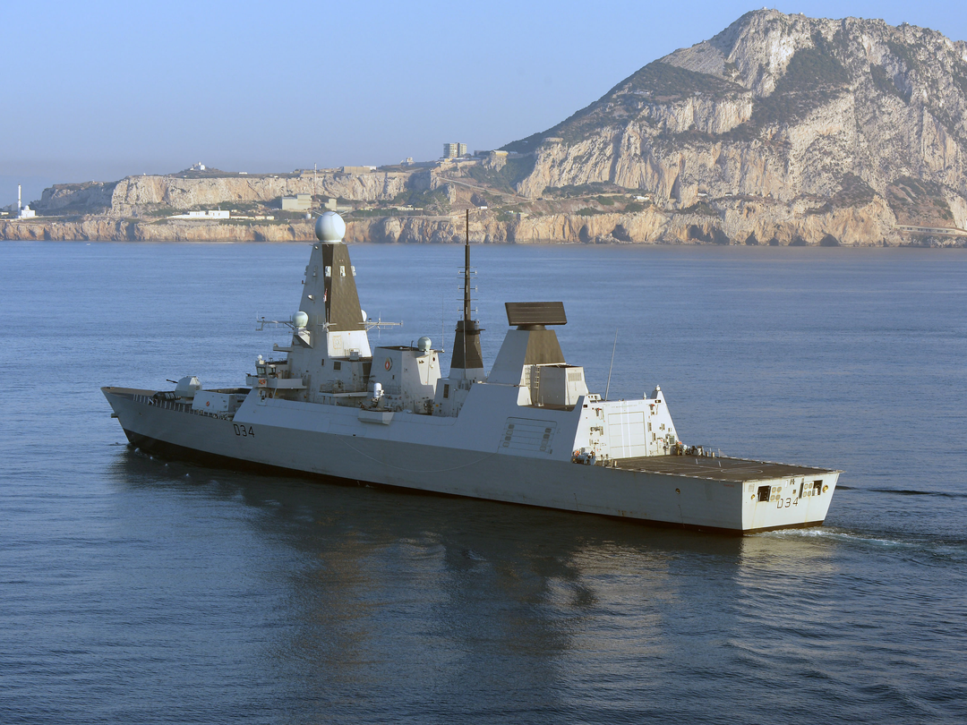 HMS Diamond (D34) Photo Print - Off Gibraltar 2012 - Royal Navy Type 45 Destroyer Posters, Prints, & Visual Artwork Hampshire Prints 6 x 4 No Frame No