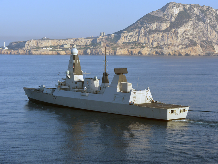 HMS Diamond (D34) Photo Print - Off Gibraltar 2012 - Royal Navy Type 45 Destroyer Posters, Prints, & Visual Artwork Hampshire Prints 6 x 4 No Frame No