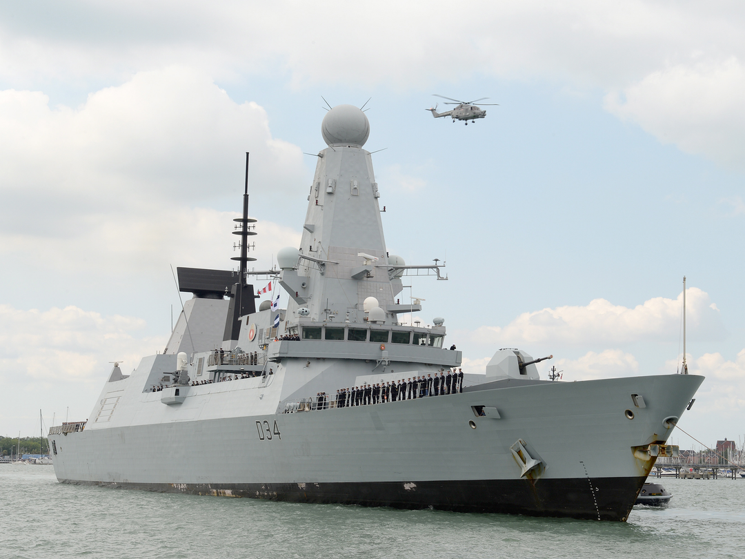 HMS Diamond (D34) Photo Print - Homecoming 2014 - Royal Navy Type 45 Destroyer Posters, Prints, & Visual Artwork Hampshire Prints 6 x 4 No Frame No
