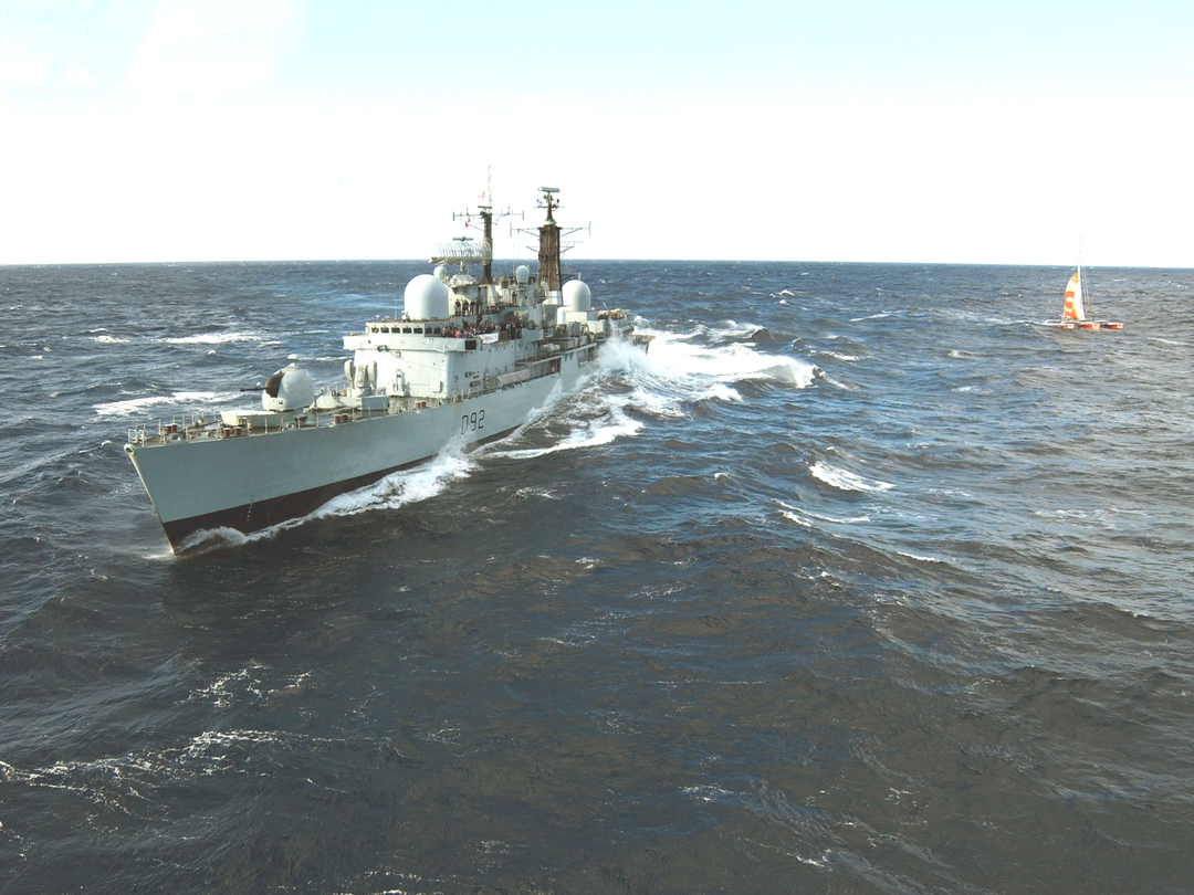 HMS Liverpool (D92) Photo Print - Atlantic Ocean 2005 - Royal Navy Type 42 Destroyer Posters, Prints, & Visual Artwork Hampshire Prints 6 x 4 No Frame No
