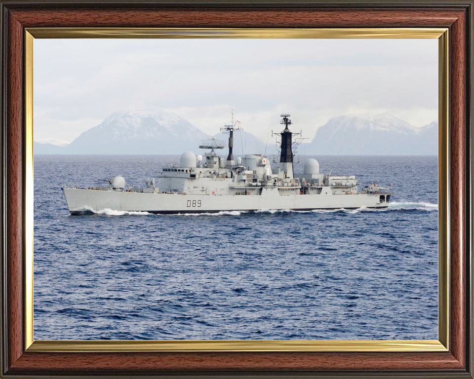 HMS Exeter (D89) Royal Navy Type 42 Destroyer At Sea March 2006 Photo Print Wall Art Decor - Posters, Prints, & Visual Artwork - by Hampshire Prints (image 9 of 9)