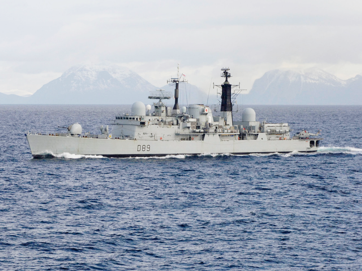 HMS Exeter (D89) Royal Navy Type 42 Destroyer At Sea March 2006 Photo Print Wall Art Decor - Posters, Prints, & Visual Artwork - by Hampshire Prints (image 1 of 9)