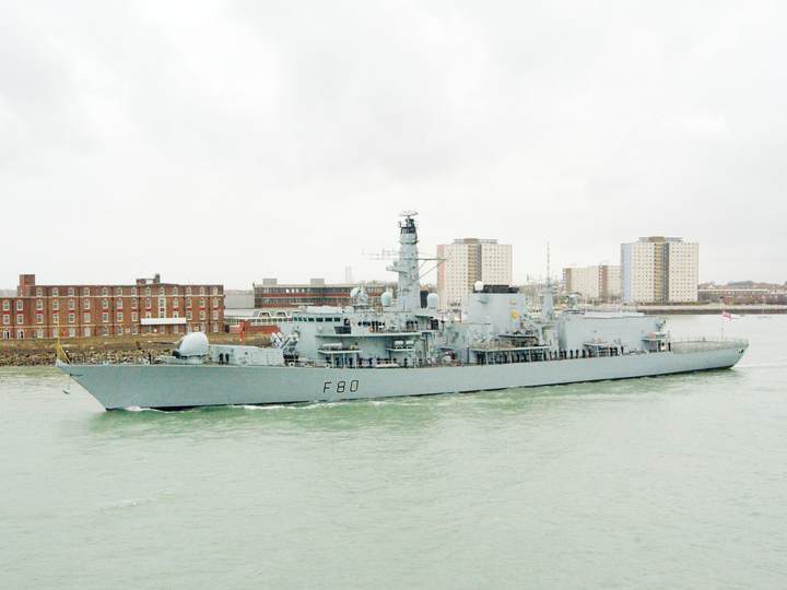 HMS Grafton F80 Type 23 Frigate January 2005