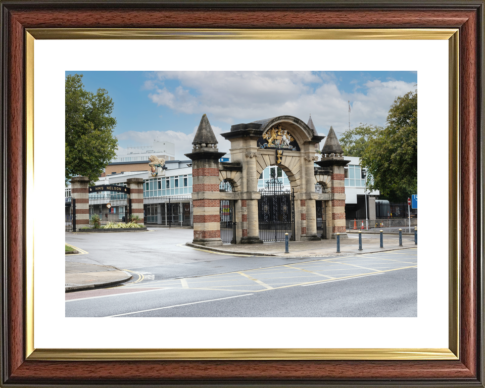 HMS Nelson Main Gate Portsmouth 2018 Photo Print - Posters, Prints, & Visual Artwork - by Hampshire Prints (image 8 of 9)