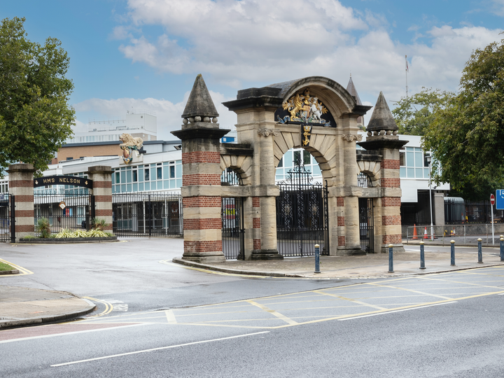 HMS Nelson Main Gate Portsmouth 2018 Photo Print - Posters, Prints, & Visual Artwork - by Hampshire Prints (image 1 of 9)