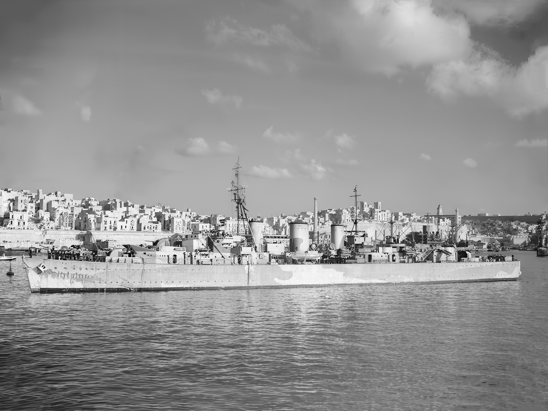 HMS Welshman Photo Print - Valletta 1942 - Royal Navy Abdiel Class Minelayer Posters, Prints, & Visual Artwork Hampshire Prints 6 x 4 No Frame No