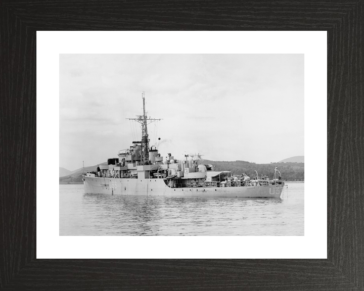 HMS Opossum U33 Black Swan Class Sloop 1945 Port Side View Photo Print - Posters, Prints, & Visual Artwork - by Hampshire Prints (image 2 of 9)