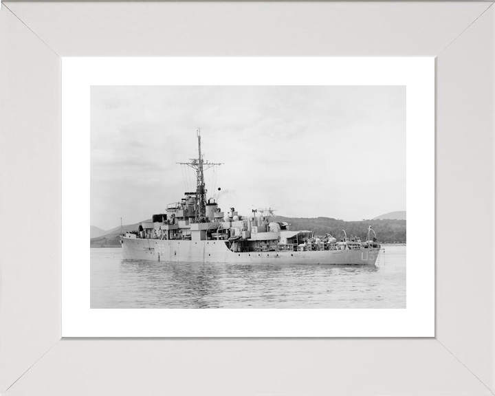 HMS Opossum U33 Black Swan Class Sloop 1945 Port Side View Photo Print - Posters, Prints, & Visual Artwork - by Hampshire Prints (image 4 of 9)