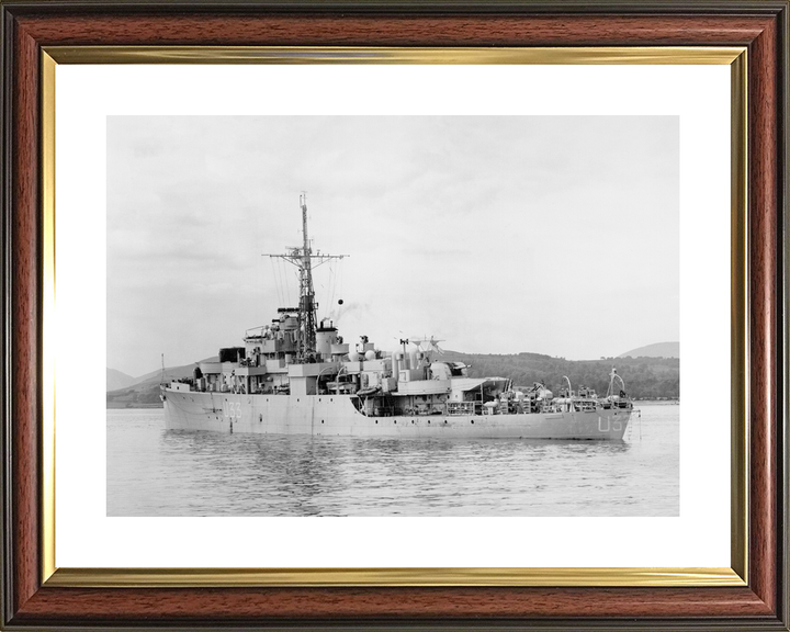 HMS Opossum U33 Black Swan Class Sloop 1945 Port Side View Photo Print - Posters, Prints, & Visual Artwork - by Hampshire Prints (image 8 of 9)