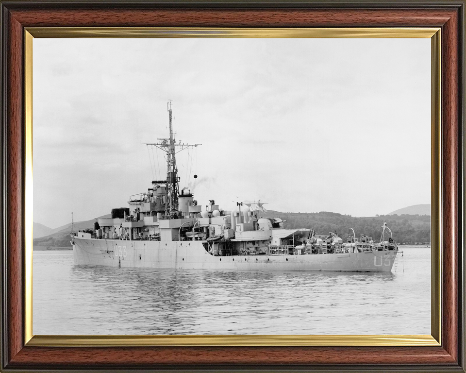 HMS Opossum U33 Black Swan Class Sloop 1945 Port Side View Photo Print - Posters, Prints, & Visual Artwork - by Hampshire Prints (image 9 of 9)