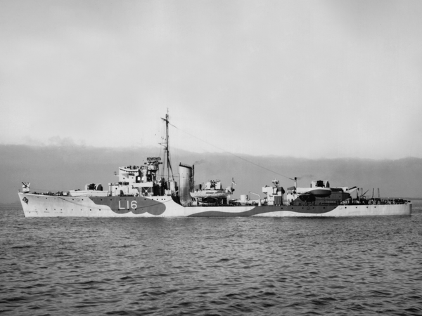 HMS Stevenstone L16 Hunt Class Destroyer 1947