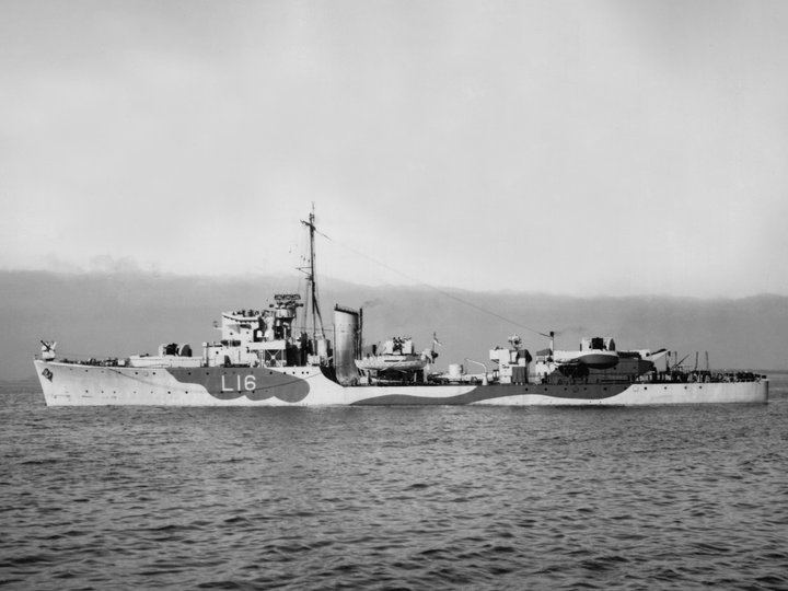 HMS Stevenstone (L16) Photo Print - Port Side 1947 - Royal Navy Hunt Class Destroyer Posters, Prints, & Visual Artwork Hampshire Prints 6 x 4 No Frame No