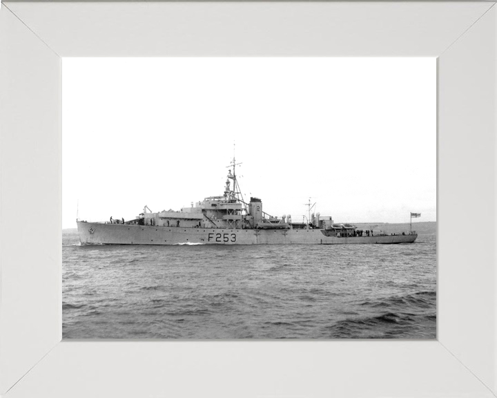 HMS Helmsdale (F253) Royal Navy River Class Frigate Port Side View Photo Print Wall Art Decor - Posters, Prints, & Visual Artwork - by Hampshire Prints (image 5 of 9)