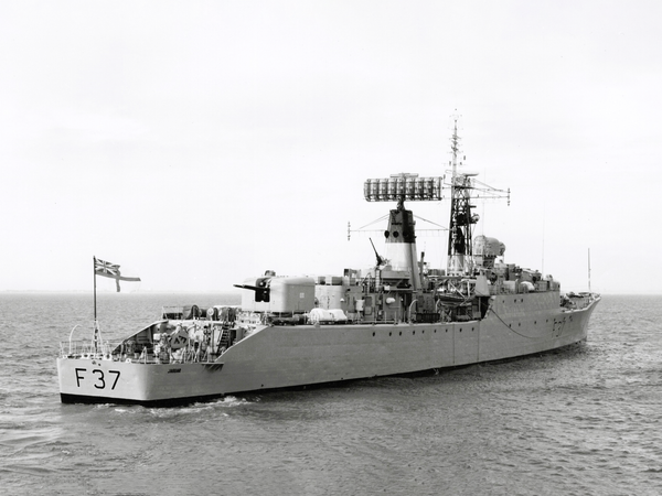HMS Jaguar F37 Leopard Class Frigate 1967