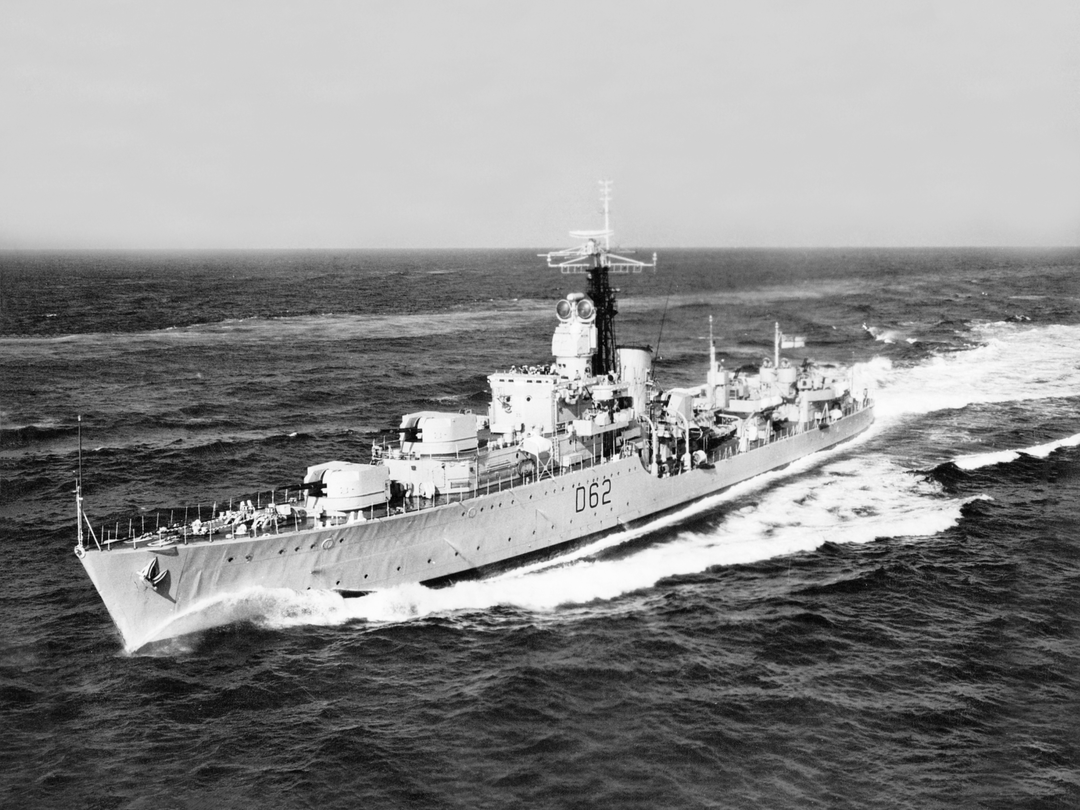 HMS Jutland D62 Battle Class Destroyer 1961 Photo Print - Posters, Prints, & Visual Artwork - by Hampshire Prints (image 1 of 9)