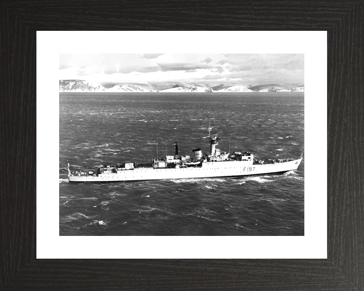 HMS Grenville (F197) Royal Navy U Class Destroyer At Sea 1969 Photo Print Wall Art Decor - Posters, Prints, & Visual Artwork - by Hampshire Prints (image 2 of 9)