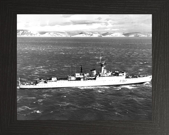 HMS Grenville (F197) Royal Navy U Class Destroyer At Sea 1969 Photo Print Wall Art Decor - Posters, Prints, & Visual Artwork - by Hampshire Prints (image 3 of 9)