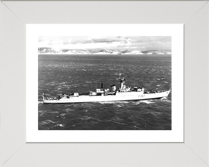HMS Grenville (F197) Royal Navy U Class Destroyer At Sea 1969 Photo Print Wall Art Decor - Posters, Prints, & Visual Artwork - by Hampshire Prints (image 4 of 9)