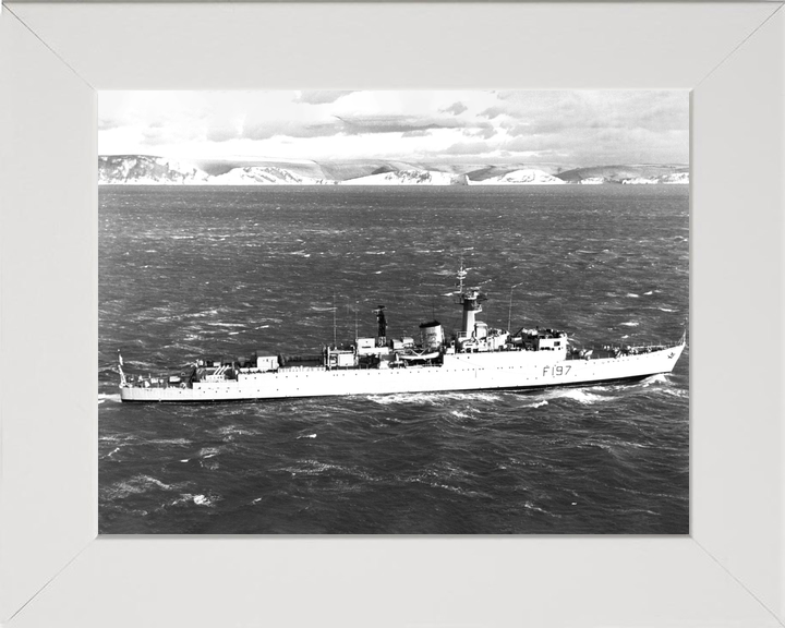 HMS Grenville (F197) Royal Navy U Class Destroyer At Sea 1969 Photo Print Wall Art Decor - Posters, Prints, & Visual Artwork - by Hampshire Prints (image 5 of 9)