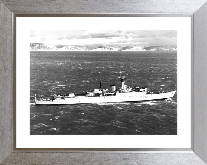 HMS Grenville (F197) Royal Navy U Class Destroyer At Sea 1969 Photo Print Wall Art Decor - Posters, Prints, & Visual Artwork - by Hampshire Prints (image 6 of 9)