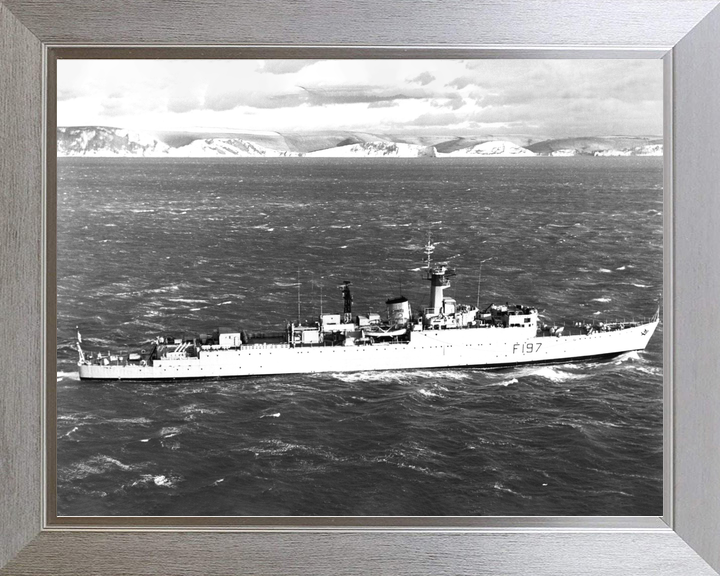 HMS Grenville (F197) Royal Navy U Class Destroyer At Sea 1969 Photo Print Wall Art Decor - Posters, Prints, & Visual Artwork - by Hampshire Prints (image 7 of 9)
