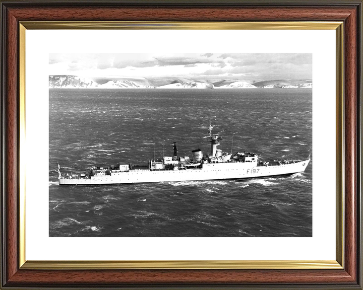 HMS Grenville (F197) Royal Navy U Class Destroyer At Sea 1969 Photo Print Wall Art Decor - Posters, Prints, & Visual Artwork - by Hampshire Prints (image 8 of 9)