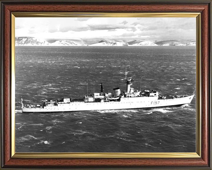 HMS Grenville (F197) Royal Navy U Class Destroyer At Sea 1969 Photo Print Wall Art Decor - Posters, Prints, & Visual Artwork - by Hampshire Prints (image 9 of 9)