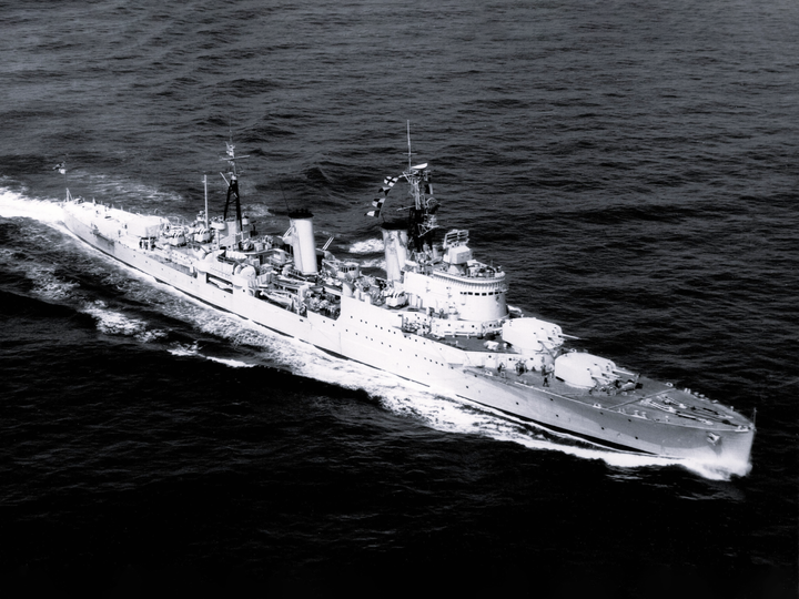 HMS Birmingham (C19) Photo Print - At Sea - Royal Navy Town Class Light Cruiser Posters, Prints, & Visual Artwork Hampshire Prints 6 x 4 No Frame No