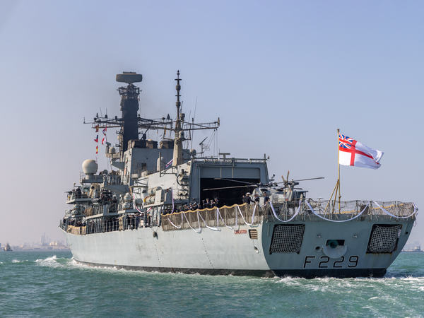 HMS Lancaster F229 Type 23 Frigate 2025