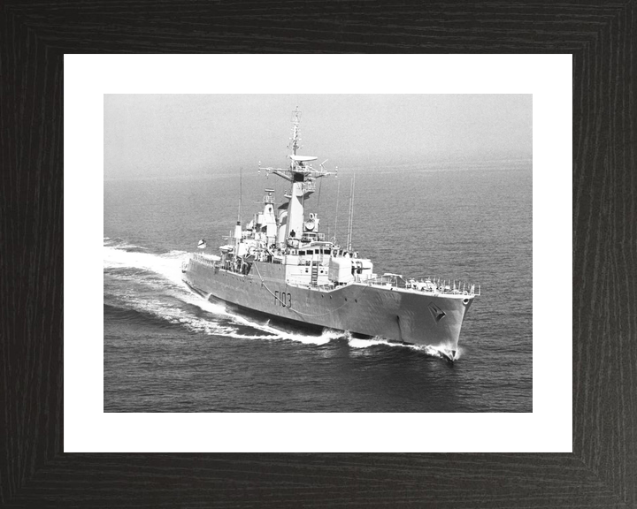 HMS Lowestoft F103 Rothesay Class Frigate 1970 Underway Photo Print - Posters, Prints, & Visual Artwork - by Hampshire Prints (image 2 of 9)