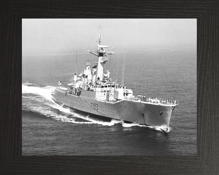HMS Lowestoft F103 Rothesay Class Frigate 1970 Underway Photo Print - Posters, Prints, & Visual Artwork - by Hampshire Prints (image 3 of 9)