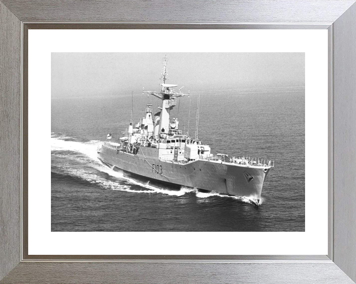 HMS Lowestoft F103 Rothesay Class Frigate 1970 Underway Photo Print - Posters, Prints, & Visual Artwork - by Hampshire Prints (image 6 of 9)