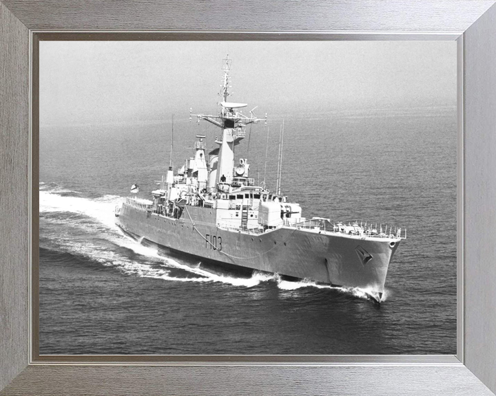 HMS Lowestoft F103 Rothesay Class Frigate 1970 Underway Photo Print - Posters, Prints, & Visual Artwork - by Hampshire Prints (image 7 of 9)