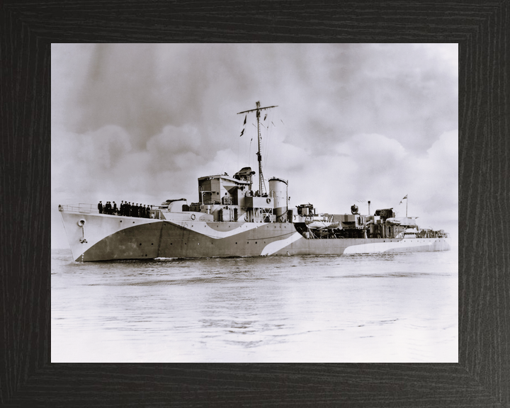 HMS Haydon L75 Hunt Class Escort Destroyer 1943 Photo Print - Posters, Prints, & Visual Artwork - by Hampshire Prints (image 3 of 9)