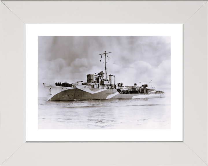 HMS Haydon L75 Hunt Class Escort Destroyer 1943 Photo Print - Posters, Prints, & Visual Artwork - by Hampshire Prints (image 4 of 9)