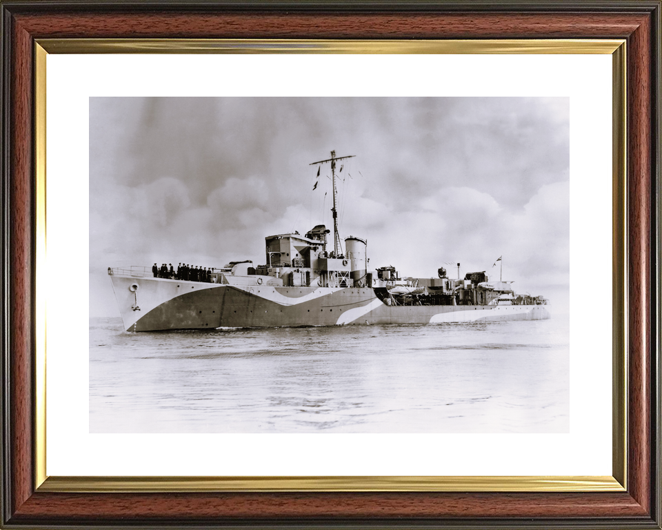 HMS Haydon L75 Hunt Class Escort Destroyer 1943 Photo Print - Posters, Prints, & Visual Artwork - by Hampshire Prints (image 8 of 9)
