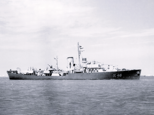 HMS La Malouine K46 Flower Class Corvette 1944