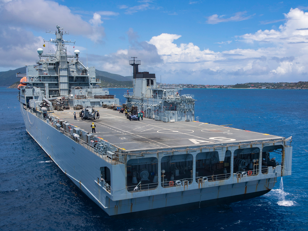 RFA Argus A135 Casualty Class Ship August 2020 Port Quarter View Photo Print - Posters, Prints, & Visual Artwork - by Hampshire Prints (image 1 of 9)