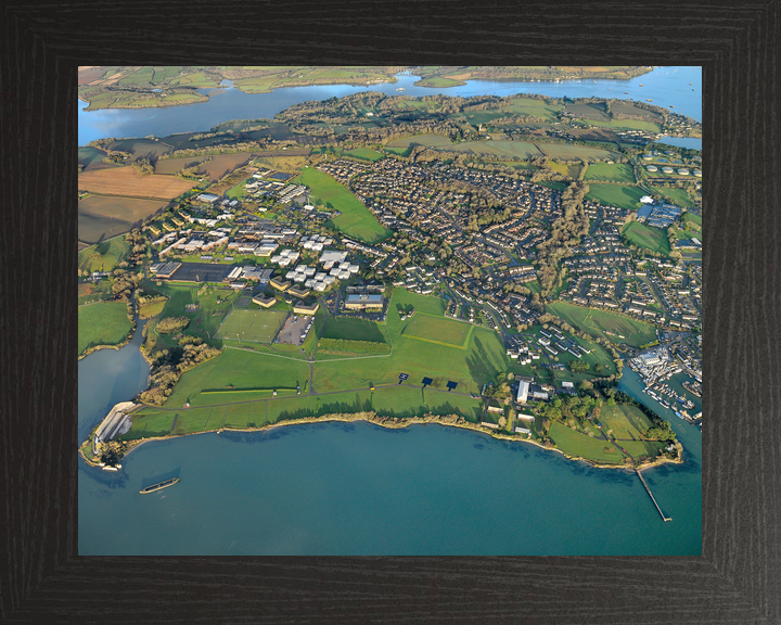 HMS Raleigh Royal Navy Training Establishment Aerial Photo Print - Posters, Prints, & Visual Artwork - by Hampshire Prints (image 3 of 9)
