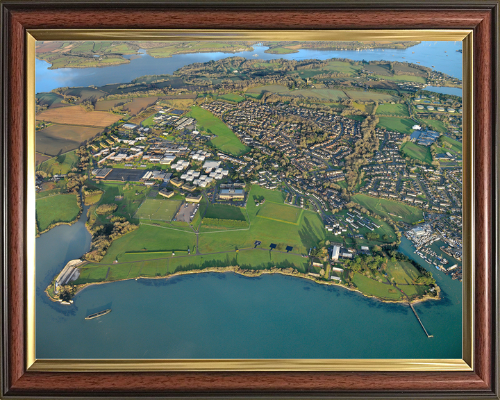 HMS Raleigh Royal Navy Training Establishment Aerial Photo Print - Posters, Prints, & Visual Artwork - by Hampshire Prints (image 9 of 9)