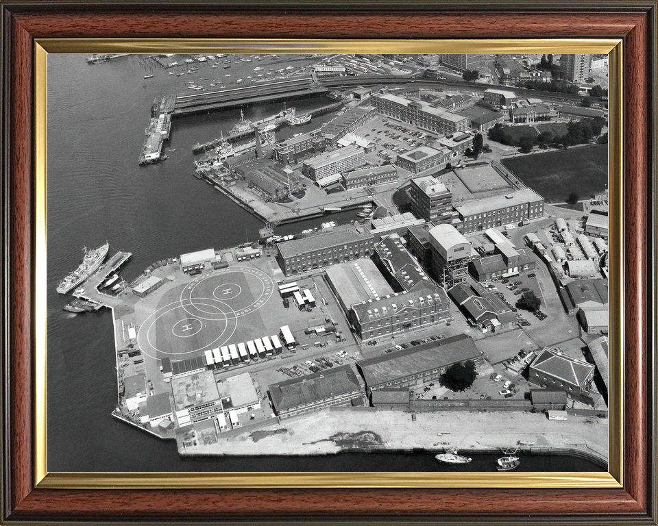 HMS Vernon Portsmouth Royal Navy Shore Establishment Aerial Photo Print - Posters, Prints, & Visual Artwork - by Hampshire Prints (image 9 of 9)