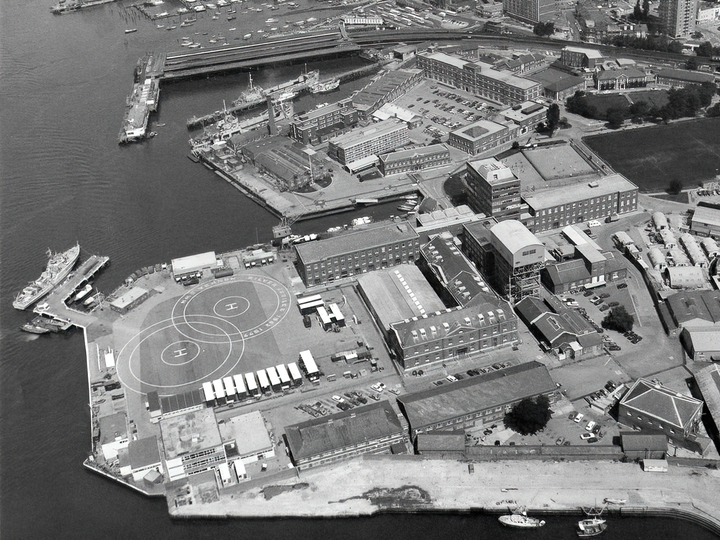 HMS Vernon Portsmouth Royal Navy Shore Establishment Aerial Photo Print - Posters, Prints, & Visual Artwork - by Hampshire Prints (image 1 of 9)
