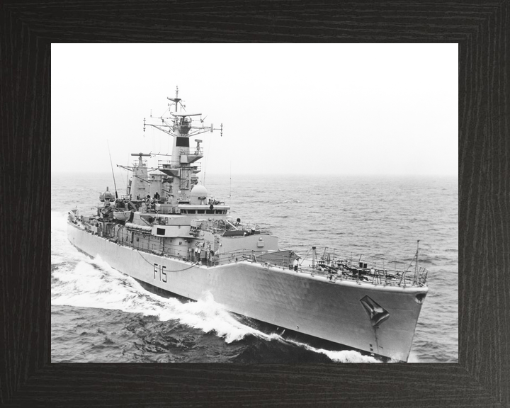 HMS Euryalus (F15) Royal Navy Leander Class Frigate At Sea Photo Print Wall Art Decor - Posters, Prints, & Visual Artwork - by Hampshire Prints (image 3 of 9)