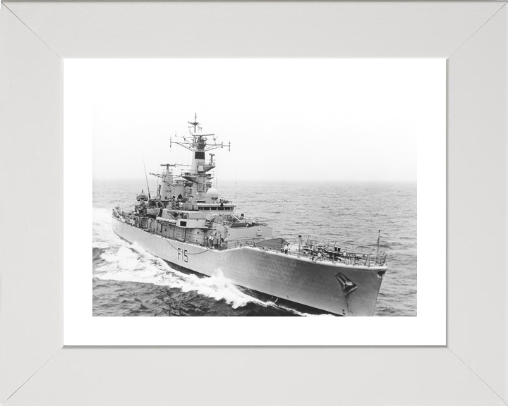 HMS Euryalus (F15) Royal Navy Leander Class Frigate At Sea Photo Print Wall Art Decor - Posters, Prints, & Visual Artwork - by Hampshire Prints (image 4 of 9)
