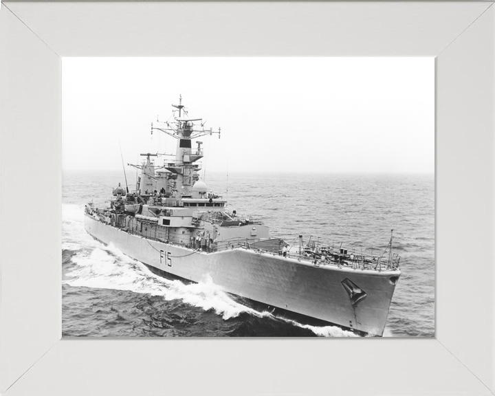 HMS Euryalus (F15) Royal Navy Leander Class Frigate At Sea Photo Print Wall Art Decor - Posters, Prints, & Visual Artwork - by Hampshire Prints (image 5 of 9)