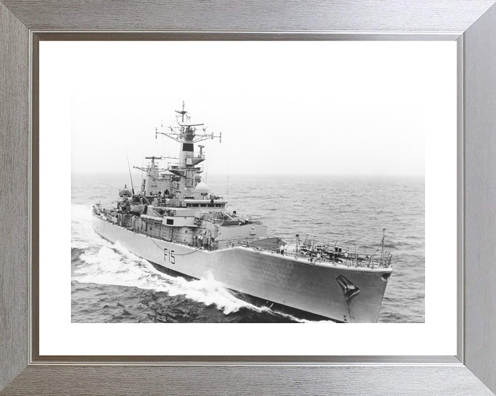 HMS Euryalus (F15) Royal Navy Leander Class Frigate At Sea Photo Print Wall Art Decor - Posters, Prints, & Visual Artwork - by Hampshire Prints (image 6 of 9)