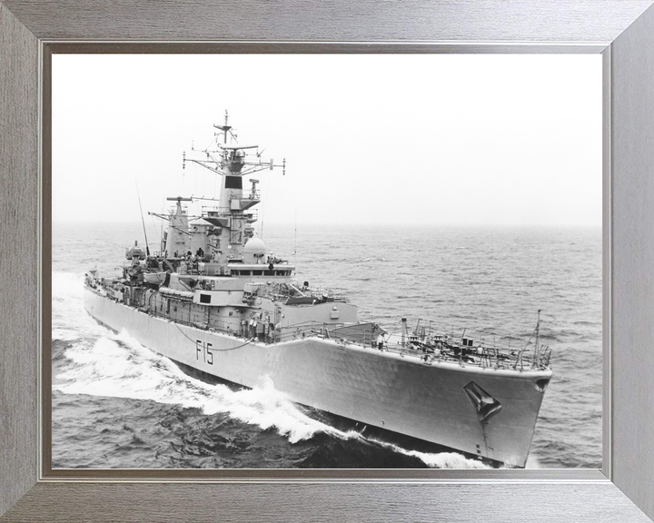 HMS Euryalus (F15) Royal Navy Leander Class Frigate At Sea Photo Print Wall Art Decor - Posters, Prints, & Visual Artwork - by Hampshire Prints (image 7 of 9)